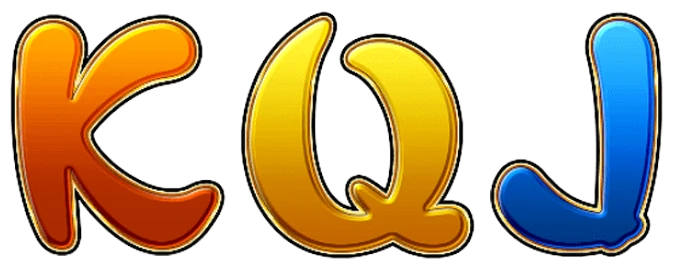 Dragon Cash K Q J card symbols